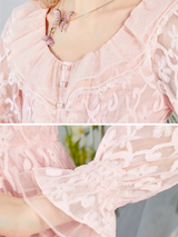 Romantic Embroidered Lace Dress