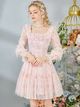 Rose Tired Lace Dress