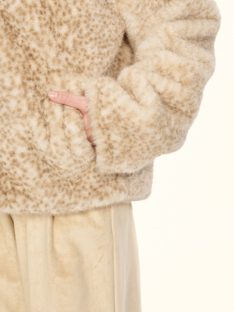 Milky Leopard Cloud Jacket