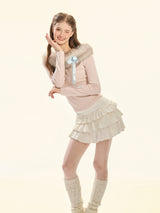 Blue Frost Whispers Knit Top