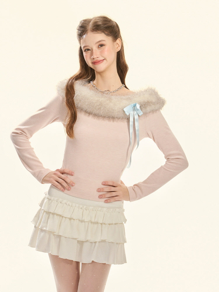 Blue Frost Whispers Knit Top