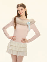 Blue Frost Whispers Knit Top