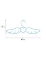 5Pcs Angel Love Wings Non Slip Hanger Set