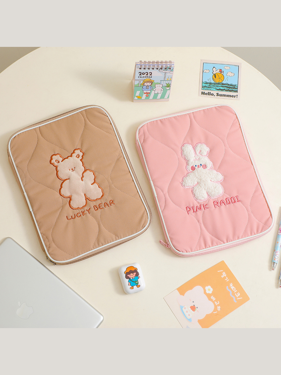 Bunny Bear Ipad Table Storage Bag