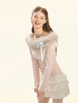 Blue Frost Whispers Knit Top