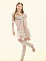 Blue Frost Whispers Knit Top