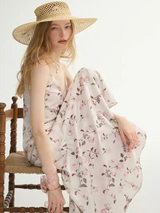 Roseblush Vine Slip Dress
