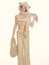 Milky Leopard Cloud Scarf