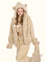 Milky Leopard Cloud Jacket