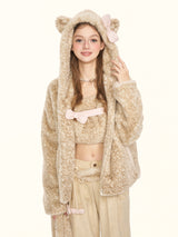 Milky Leopard Cloud Jacket