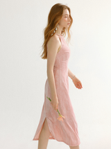 Fleur Mist Halter Dress