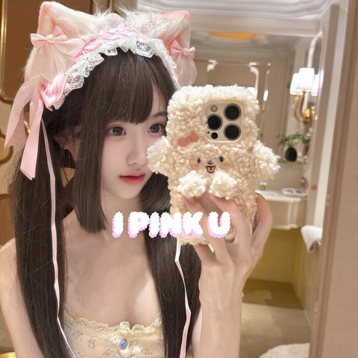 Sweet Hand-made Cat Ear Hairpin Lolita Cosplay