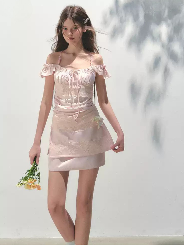 Strawberry Soufflé Corset Top