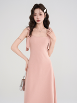 Sweet Bowknot Maxi Dress