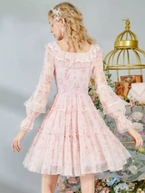 Rose Tired Lace Dress