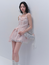 Rosé Ruffle Fairy Dress