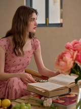 Cherry Whisper Garden Dress