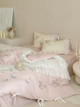 Bunny Garden French Cotton Bedding Set