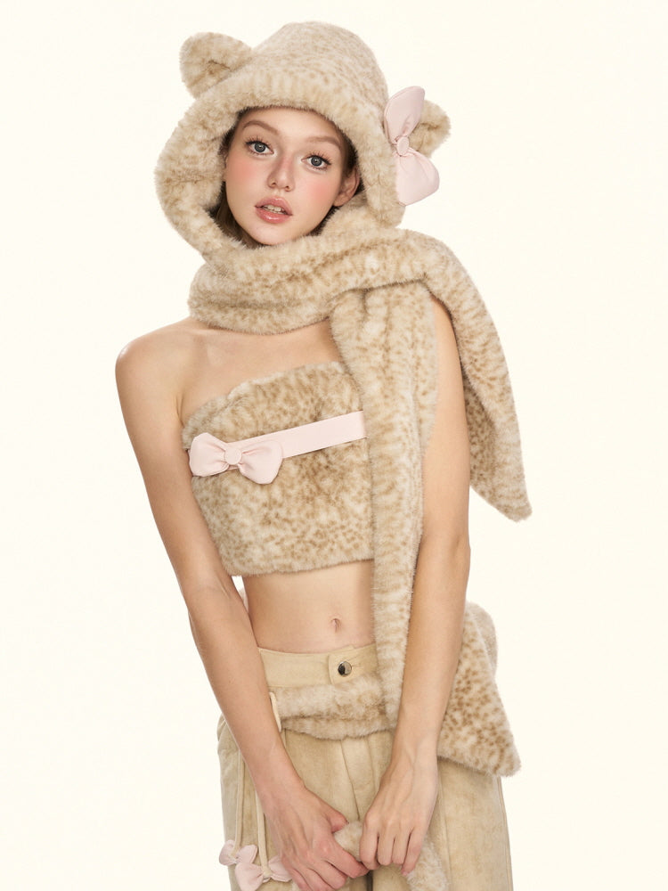 Milky Leopard Cloud Scarf