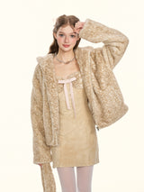 Milky Leopard Cloud Dress