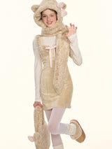 Milky Leopard Cloud Dress