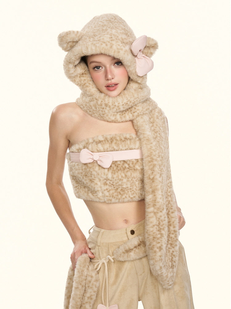 Milky Leopard Cloud Scarf