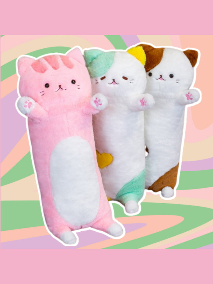 80cm Cute Cat Pillow Plush