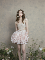Dreamy Ruffled Organza Mini Dress