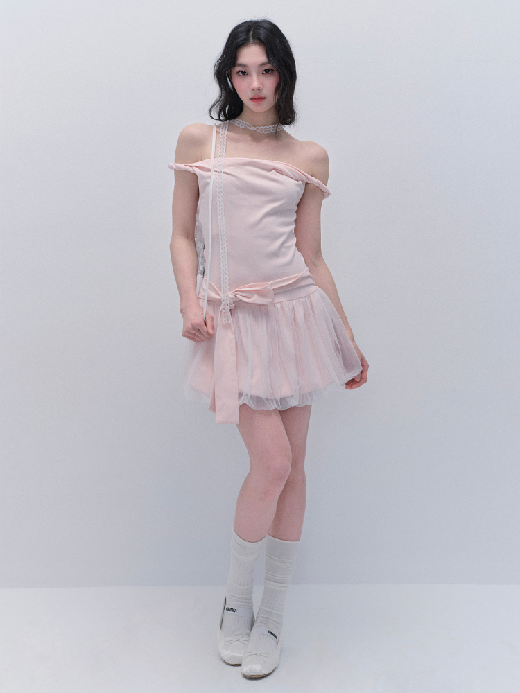Rosé Ruffle Fairy Dress
