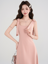 Sweet Bowknot Maxi Dress