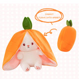 Strawberry Carrot Transform Rabbit Doll Plush Toy