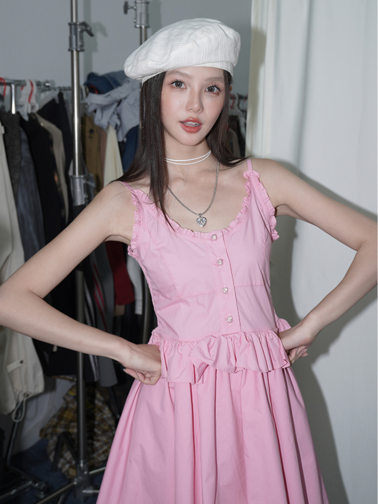 Parisian Ruffle Charm Dress
