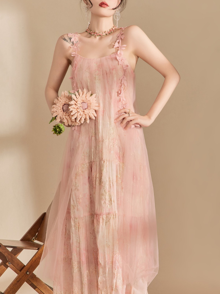 Handmade Blossom Tulle Fairy Dress