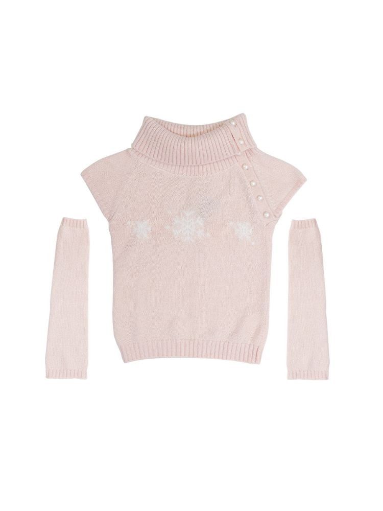 Frosty Blossom Knit Set