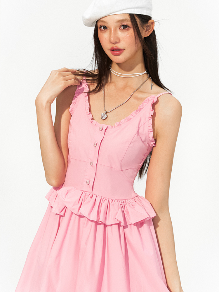 Parisian Ruffle Charm Dress