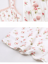 Floral Romance Ruffle Strap Dress