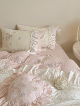 Bunny Garden French Cotton Bedding Set