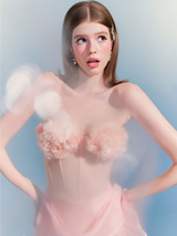 Floral Elegance Corset Two-Piece Set
