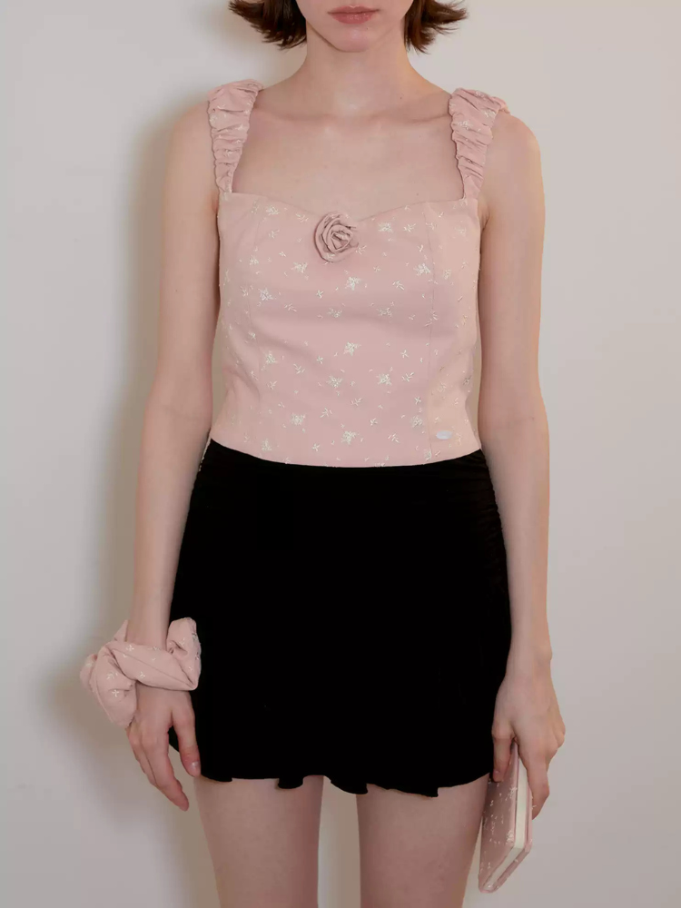 Blush Petal Whisper Scrunchie