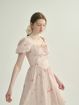 Pink Bloom Whisper Mini Dress