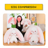 Strawberry Carrot Transform Rabbit Doll Plush Toy