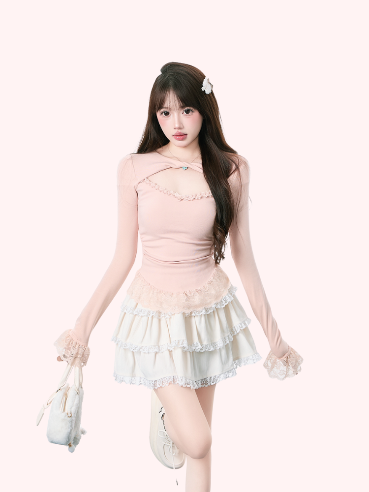 Rose Whispers Lace Top