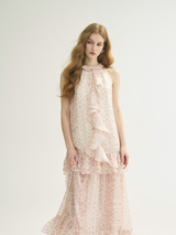 Dewdrop Garden Ruffle Dress