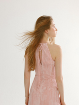 Fleur Mist Halter Dress