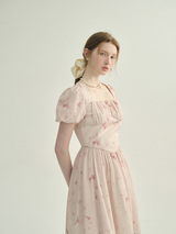 Pink Bloom Whisper Mini Dress