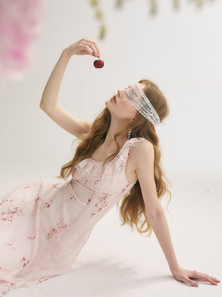 Whispering Petals Maxi Dress