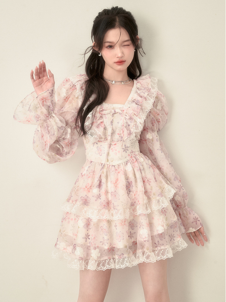 Blossom Reverie Lace Dress