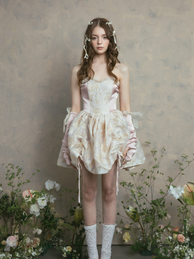 Celestial Lace Corset Dress