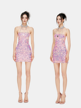 Sparkling Sequin Corset Mini Dress