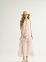 Dewdrop Garden Ruffle Dress